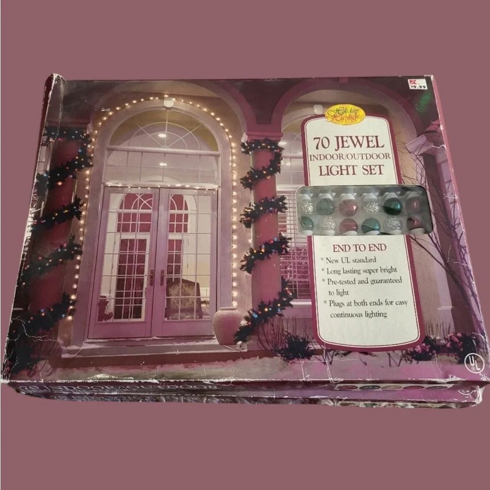 Vintage Jewel Indoor/Outdoor Christmas Light Set